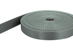 Picture of 10m PP webbing - 25mm width - 2mm thick - anthracite (UV)