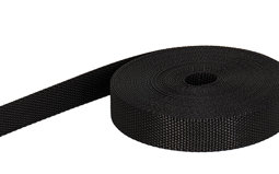 Show details for 10m Gurtband aus Polyamid, 1,3mm dick, 25mm breit, schwarz Picture of 10m Gurtband aus Polyamid, 1,3mm dick, 25mm breit, schwarz