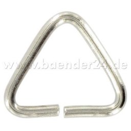 Show details for Triangel / Dreieckring aus Stahl, für 30mm breites Gurtband - 10 Stück Picture of Triangel / Dreieckring aus Stahl, für 30mm breites Gurtband - 10 Stück