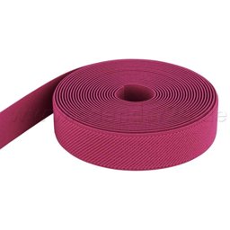 Picture of 5m  roll elastic webbing - color: pink - 25mm wide