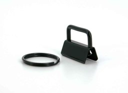 Picture of 25mm clamp lock for key fob - black - 50 pieces