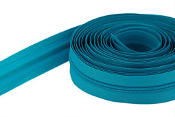 Picture of 5m zipper - 3mm rail - colour: turquoise