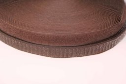 Show details for 4m Velcro tape (loop & hook) - 20mm wide - colour: brown - for sewing Picture of 4m Velcro tape (loop & hook) - 20mm wide - colour: brown - for sewing