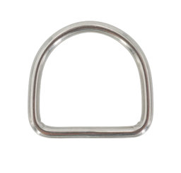 Show details for D-ring made of stainless steel, 50mm inner measurement - 10 pieces Picture of D-ring made of stainless steel, 50mm inner measurement - 10 pieces