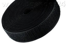 Show details for 25m hook tape - 20mm wide - Color: black - for sewing on Picture of 25m hook tape - 20mm wide - Color: black - for sewing on