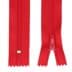 Picture of 25 zippers 3mm - 25cm long - color: red