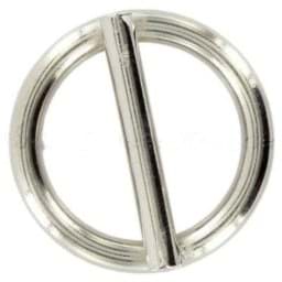 Show details for 25mm ring with bar (inner measurement) - welded made of steel - nickel-plated - 1 piece Picture of 25mm ring with bar (inner measurement) - welded made of steel - nickel-plated - 1 piece