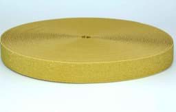 Picture of elastic webbing with glitter - colour: gold - 25mm wide - 3m length