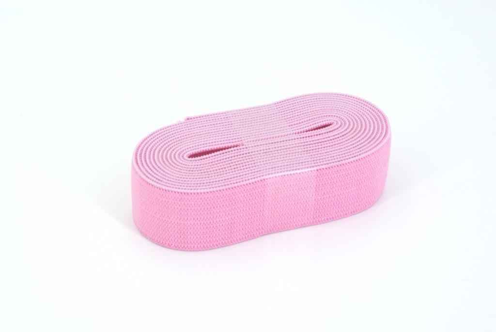 Picture of 2m elastic webbing - colour: rose - 20mm wide