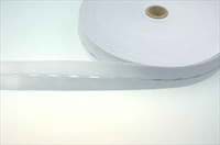 Picture of button hole elastic webbing - white - 20mm wide - 3m length