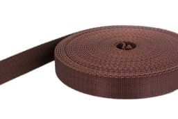 Picture of 10m PP webbing - 20mm wide - 2mm thick - brown (UV)