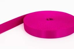 Picture of 10m PP webbing - 30mm wide - 2mm thick - pink (UV)