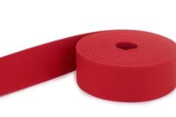 Picture of 1m belt strap / bags webbing - color: red - 30mm wide