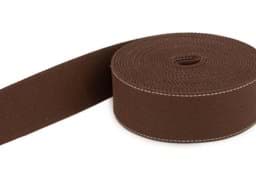Picture of 5m belt strap / bags webbing - made of recycled yarn - 39mm - brown