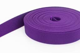 Show details for 10m PP webbing - 25mm width - 1,8mm thick - purple (UV) Picture of 10m PP webbing - 25mm width - 1,8mm thick - purple (UV)