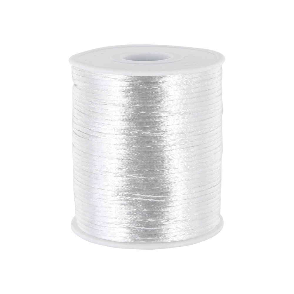 Picture of 100m roll satin cord -  2mm thick - color: white