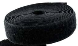Show details for 25m Flauschband, 30mm breit, Farbe: schwarz - zum Aufnähen Picture of 25m Flauschband, 30mm breit, Farbe: schwarz - zum Aufnähen