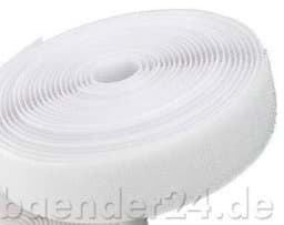 Show details for 25m hook tape, 30mm wide, color: white - for sewing on Picture of 25m hook tape, 30mm wide, color: white - for sewing on