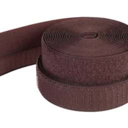 Show details for 4m Velcro (Velcro & Hook) 20mm wide, color: dark brown - for sewing Picture of 4m Velcro (Velcro & Hook) 20mm wide, color: dark brown - for sewing