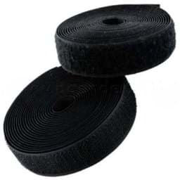 Show details for 25m Velcro tape, 16mm wide, color: black, 16mm wide, 25m roll Picture of 25m Velcro tape, 16mm wide, color: black, 16mm wide, 25m roll