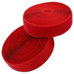 Show details for 25m Velcro tape, 25mm wide, color: red, 25mm wide, 25m roll Picture of 25m Velcro tape, 25mm wide, color: red, 25mm wide, 25m roll