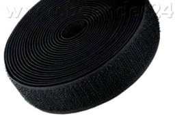 Show details for 25m Velcro tape, hook, 50mm wide, color: black - for sewing on Picture of 25m Velcro tape, hook, 50mm wide, color: black - for sewing on