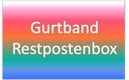 Show details for Restpostenbox 25mm breites PP-Gurtband 1,8mm stark, 25m - 6 verschiedene Farben (UV) Picture of Restpostenbox 25mm breites PP-Gurtband 1,8mm stark, 25m - 6 verschiedene Farben (UV)