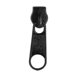Show details for Slider for slide fastener with 5mm rail, color: black - 10 pieces Picture of Slider for slide fastener with 5mm rail, color: black - 10 pieces