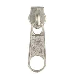 Show details for Slider for slide fastener with 5mm rail, color: silver - 10 pieces Picture of Slider for slide fastener with 5mm rail, color: silver - 10 pieces