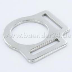 Show details for head collar ring made of steel for 25mm wide webbing - 1 piece Picture of head collar ring made of steel for 25mm wide webbing - 1 piece