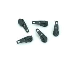 Show details for slider for 3mm YKK zippers, color: dark grey 182 - 5 pieces Picture of slider for 3mm YKK zippers, color: dark grey 182 - 5 pieces
