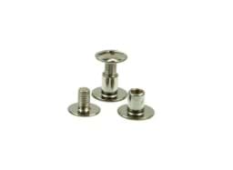 Show details for screw posts - 9mm head - nickel-plated brass - 20 pieces Picture of screw posts - 9mm head - nickel-plated brass - 20 pieces