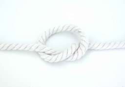 Show details for 5m cotton cord, twisted - colour: white - 8mm thick Picture of 5m cotton cord, twisted - colour: white - 8mm thick