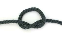 Show details for 5m cotton cord, twisted - colour: dark grey - 8mm thick Picture of 5m cotton cord, twisted - colour: dark grey - 8mm thick