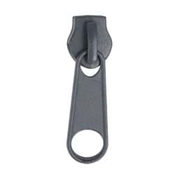 Show details for slider for 10mm zippers - colour: dark grey - 10 pieces Picture of slider for 10mm zippers - colour: dark grey - 10 pieces