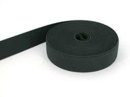 Show details for 5m elastic webbing - colour: dark grey - 25mm wide Picture of 5m elastic webbing - colour: dark grey - 25mm wide