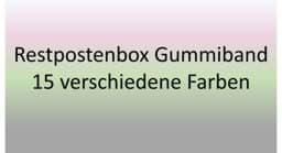 Show details for 50m Restpostenbox Gummiband - 15 versch. Farben - 25mm breit Picture of 50m Restpostenbox Gummiband - 15 versch. Farben - 25mm breit