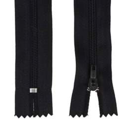 Show details for zipper - 50cm long - colour: black - 10 pieces Picture of zipper - 50cm long - colour: black - 10 pieces