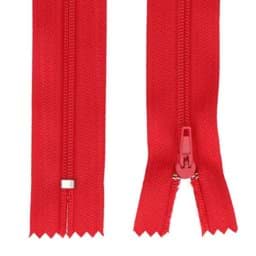Show details for zipper - 12cm long - colour: red - 25 pieces Picture of zipper - 12cm long - colour: red - 25 pieces