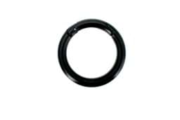 Show details for 31mm ring made of die-cast zinc - with springfastener - black - 10 pieces Picture of 31mm ring made of die-cast zinc - with springfastener - black - 10 pieces