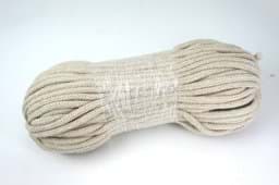 Show details for 50m cotton cord / BW cord - 5mm thick with core - colour: beige Picture of 50m cotton cord / BW cord - 5mm thick with core - colour: beige