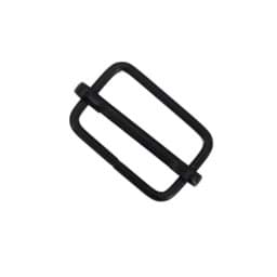 Show details for regulator / buckle made of steel - 25x16x2,2mm - for 25mm webbing - black - 10 pieces Picture of regulator / buckle made of steel - 25x16x2,2mm - for 25mm webbing - black - 10 pieces