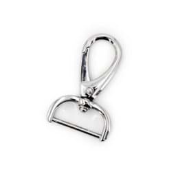 Show details for carabiner made of zinc die casting - 5,3cm long - 25mm opening - 10 pieces Picture of carabiner made of zinc die casting - 5,3cm long - 25mm opening - 10 pieces