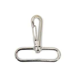 Show details for carabiner made of zinc die casting - 5,7cm long - 50mm opening - 10 pieces Picture of carabiner made of zinc die casting - 5,7cm long - 50mm opening - 10 pieces
