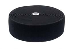 Show details for Elastisches Flauschband - 100mm breit - Schwarz - 18m Rolle Picture of Elastisches Flauschband - 100mm breit - Schwarz - 18m Rolle