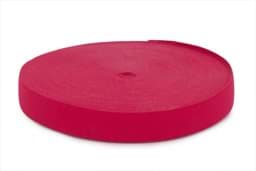 Show details for 25mm breites Gummiband aus Polyester - 25m Rolle - Pink Picture of 25mm breites Gummiband aus Polyester - 25m Rolle - Pink