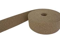 Show details for 5m Gürtelband / Taschenband - 40mm breit - Natur melange Picture of 5m Gürtelband / Taschenband - 40mm breit - Natur melange