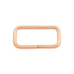 Show details for Vierkantring aus Stahl - Rosegold - 20mm x 9mm - 10 Stück Picture of Vierkantring aus Stahl - Rosegold - 20mm x 9mm - 10 Stück