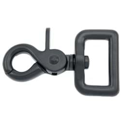Show details for Scherenkarabiner für 25mm Gurtband - 6,4cm lang - schwarz - 10 Stück Picture of Scherenkarabiner für 25mm Gurtband - 6,4cm lang - schwarz - 10 Stück