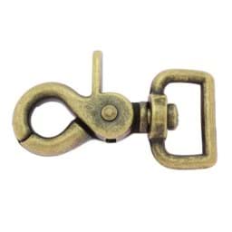 Show details for *Abverkauf* Scherenkarabiner für 20mm Gurtband - 5,9cm lang - antik - 10 Stück Picture of *Abverkauf* Scherenkarabiner für 20mm Gurtband - 5,9cm lang - antik - 10 Stück